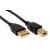 1.8M USB 2.0 High Speed Cable Printer Lead A to B BLACK GOLD 